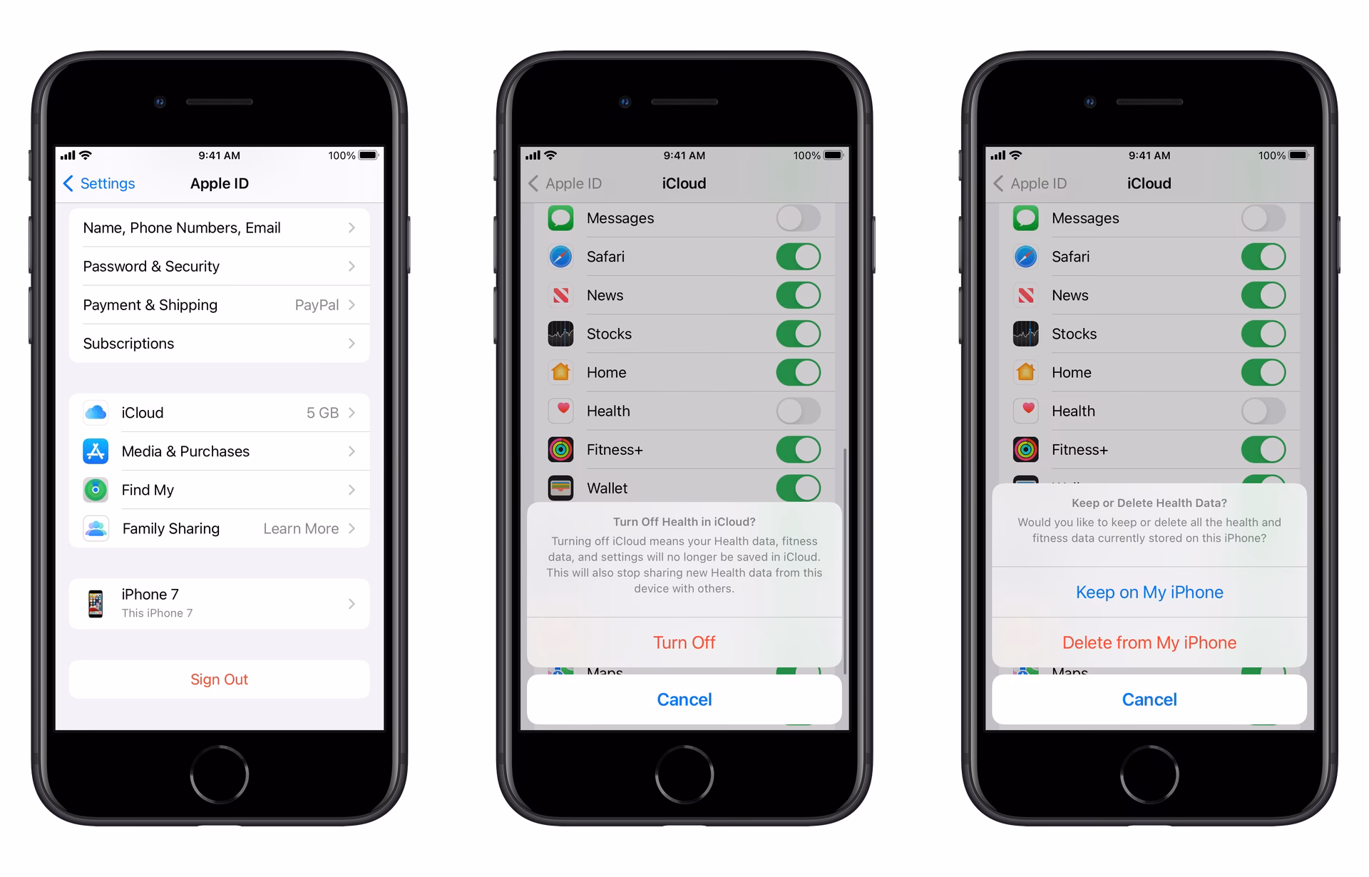Can I delete the Health app?