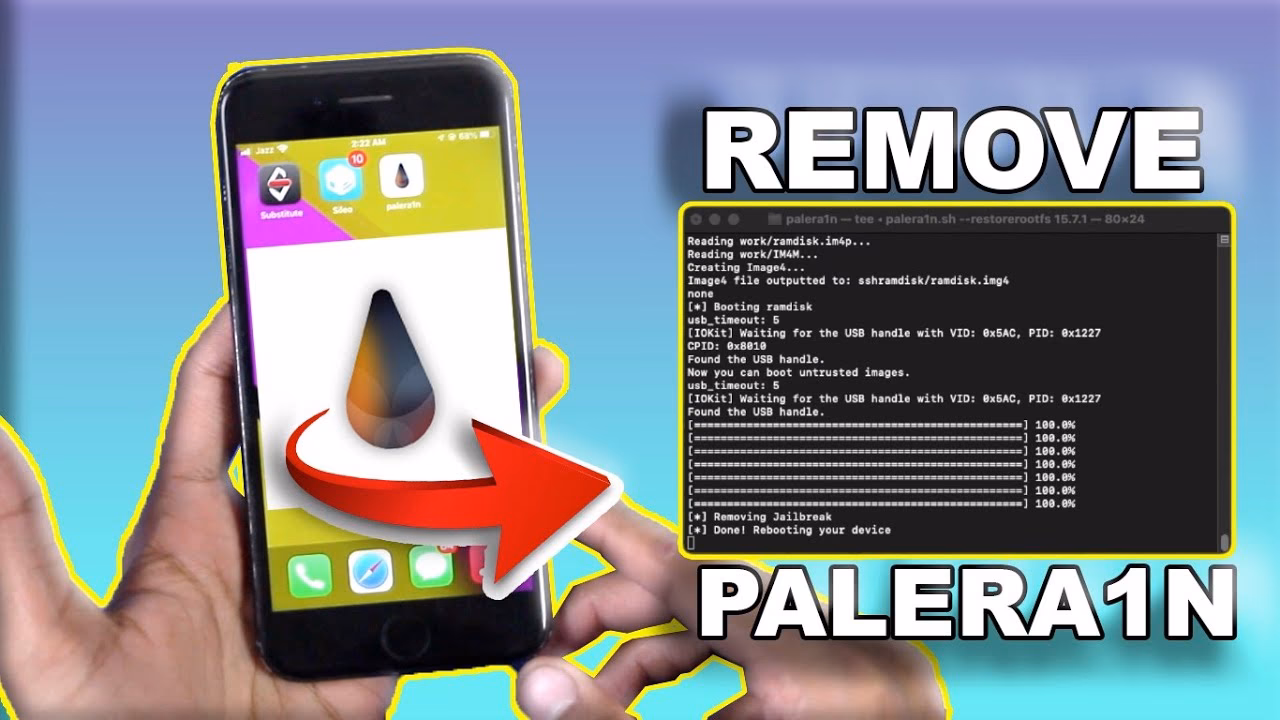 How to remove iOS 17/16 jailbreak from iPhone?