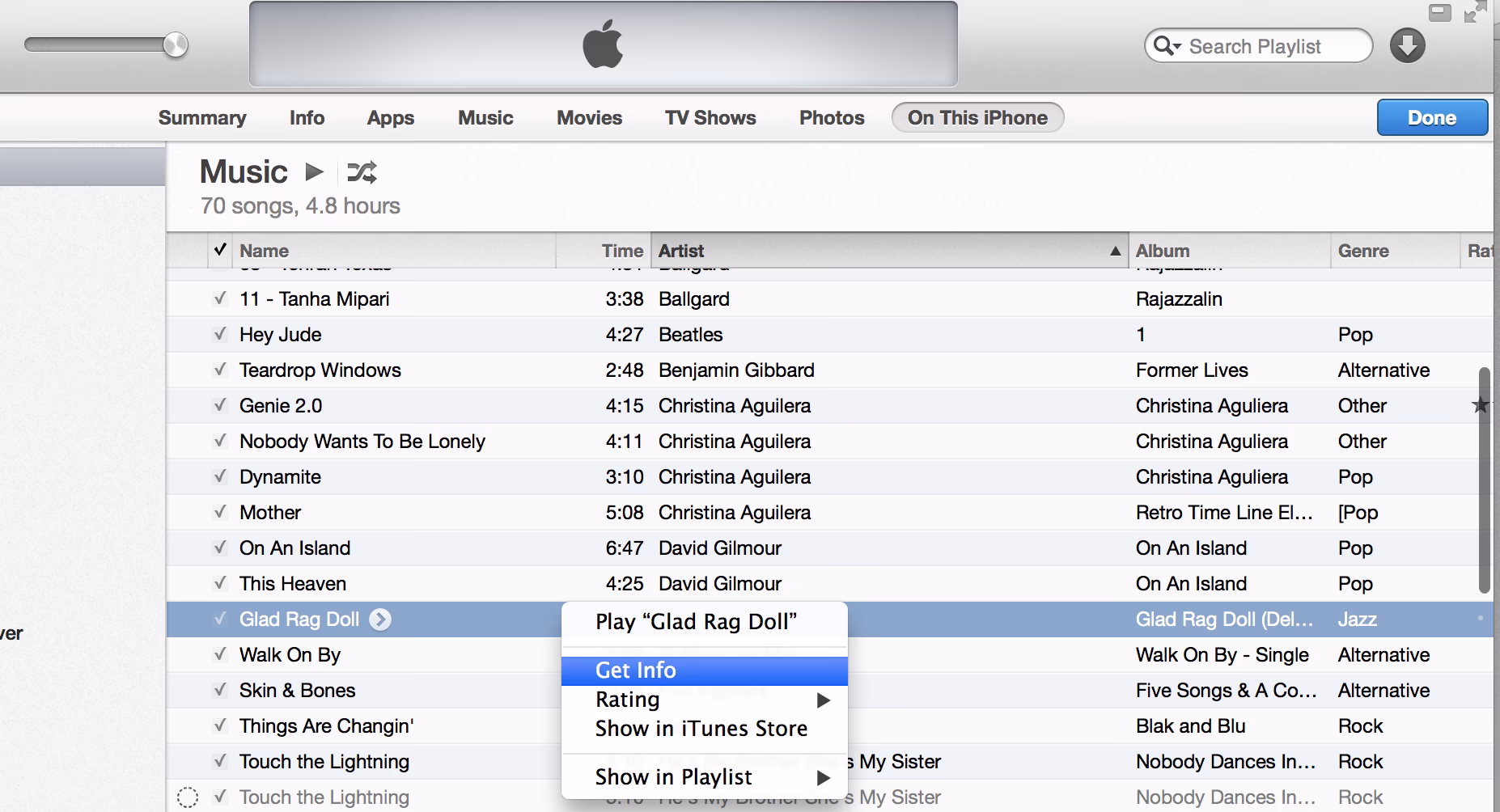 How to delete music from iTunes on iPhone?