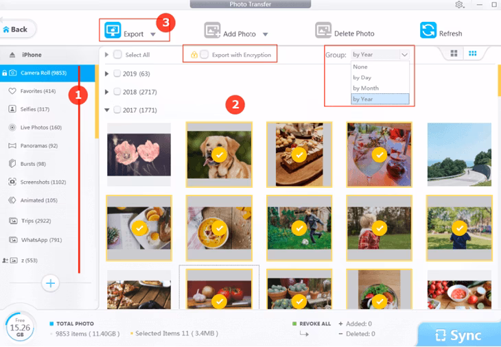How to delete photos from iPhone?