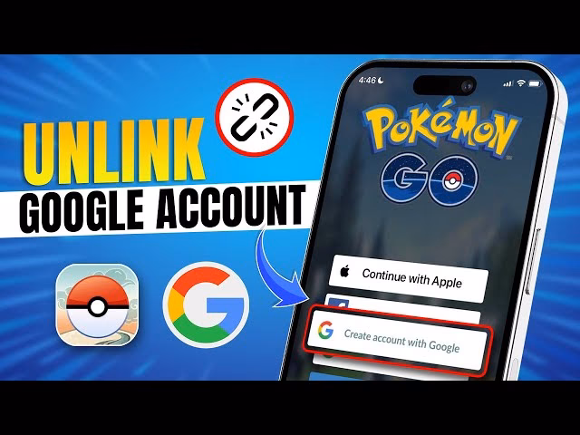 How do I remove an email account from Pokémon Go?
