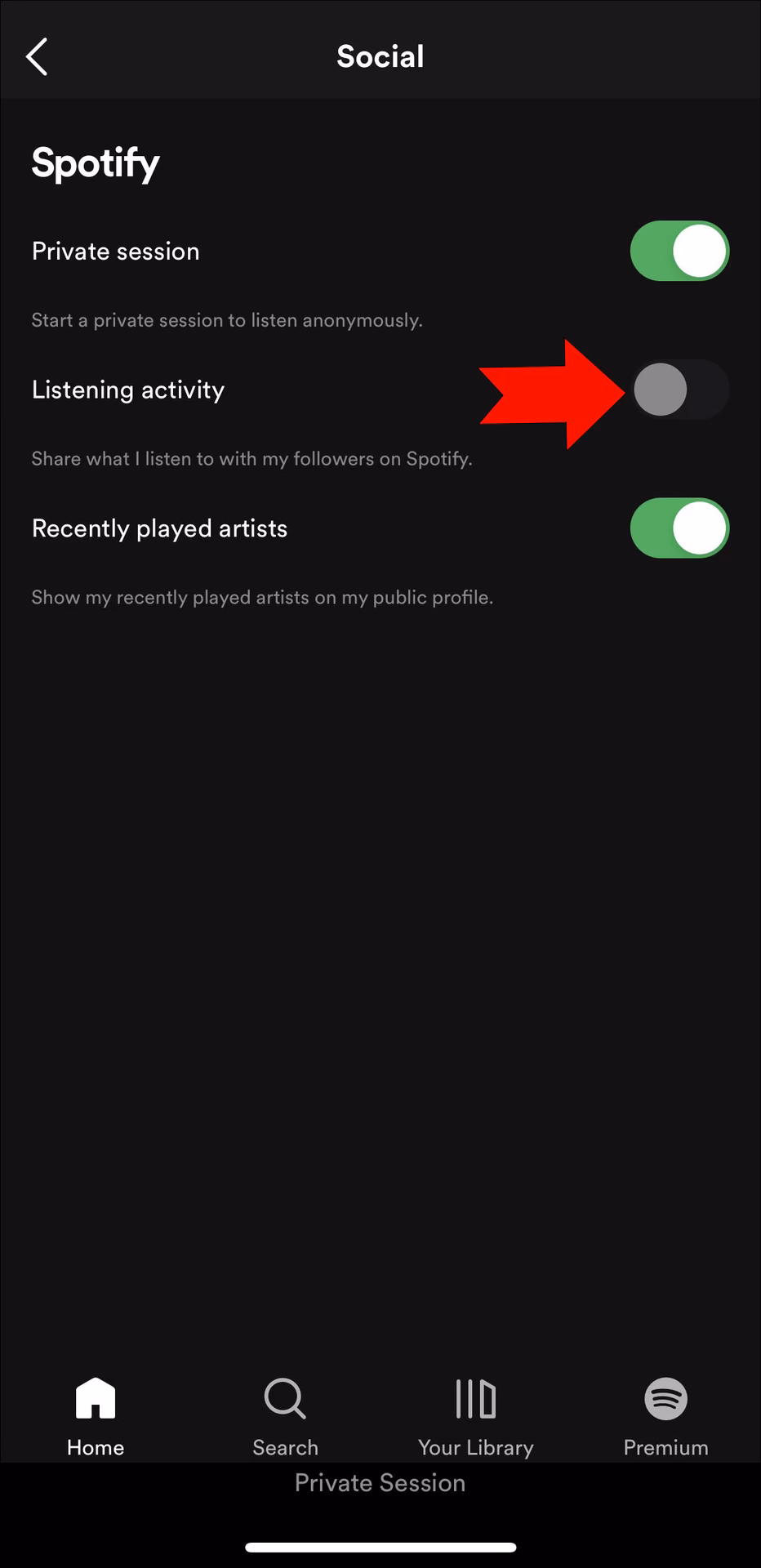 How do I delete recently played songs on Spotify?