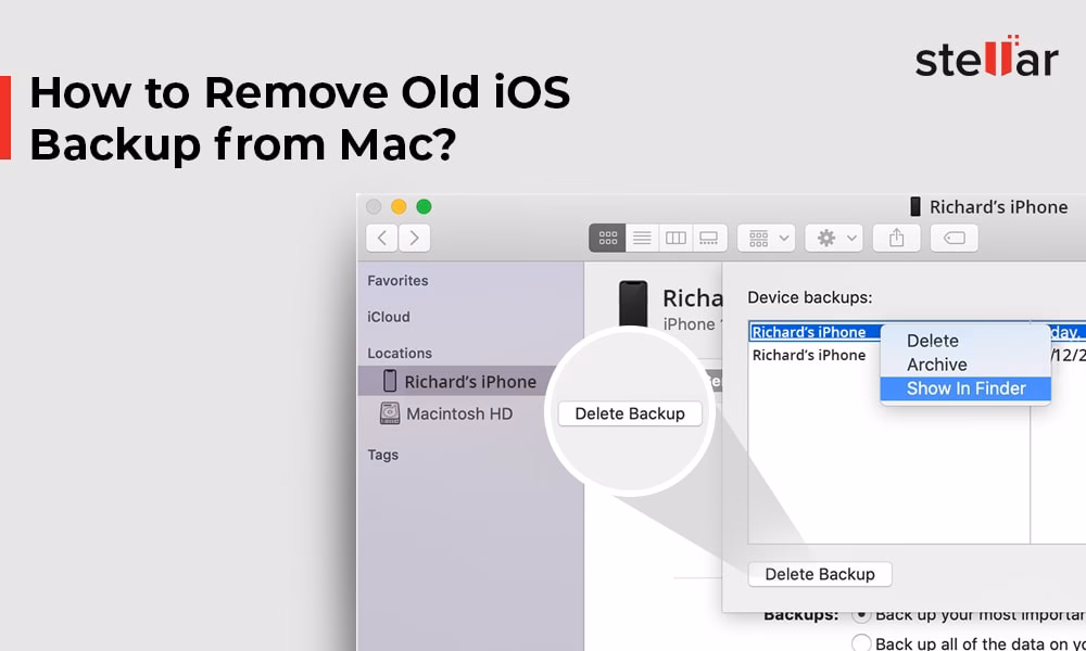 How do I Delete my iTunes backup?
