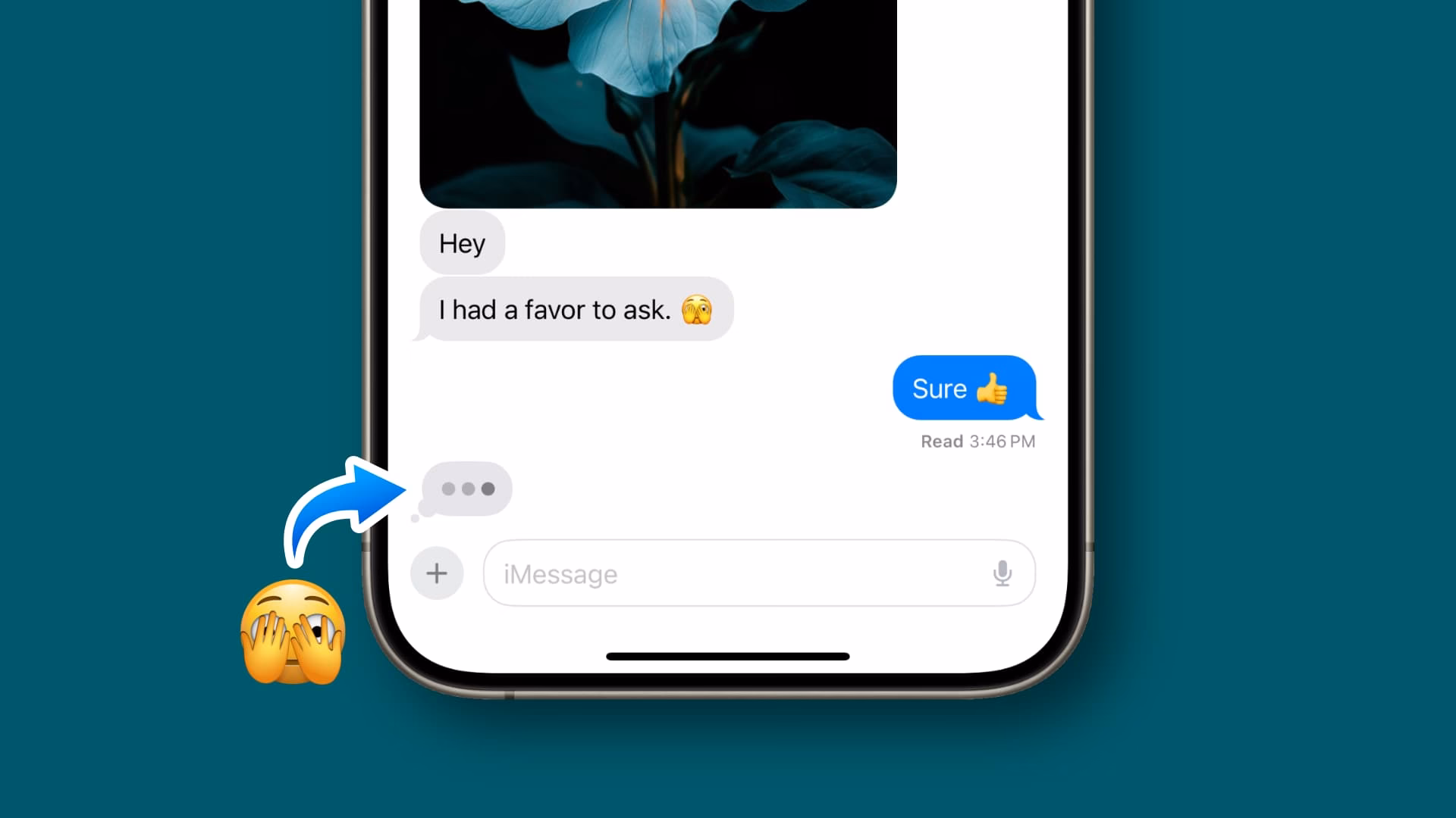 Is there a way to turn off 'typing' in iOS 7?