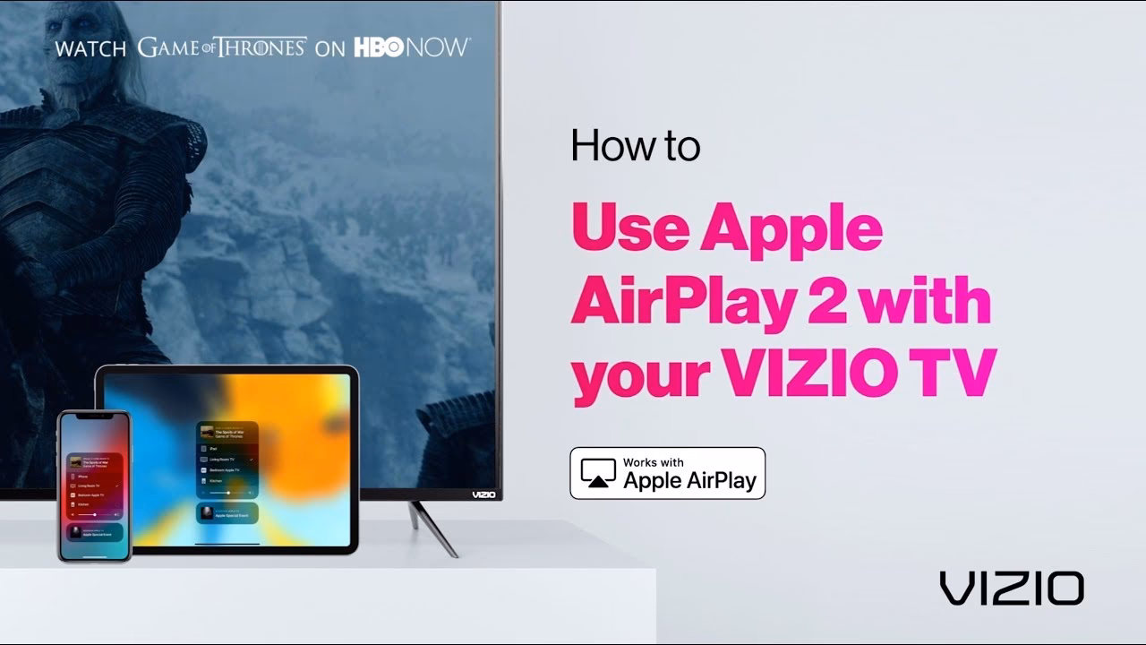 How to connect Vizio TV to iPhone?