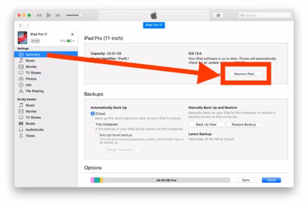 How to downgrade iOS without iTunes?