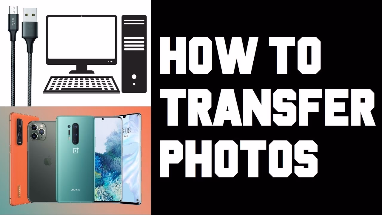 How to transfer photos from phone to PC Windows 10?