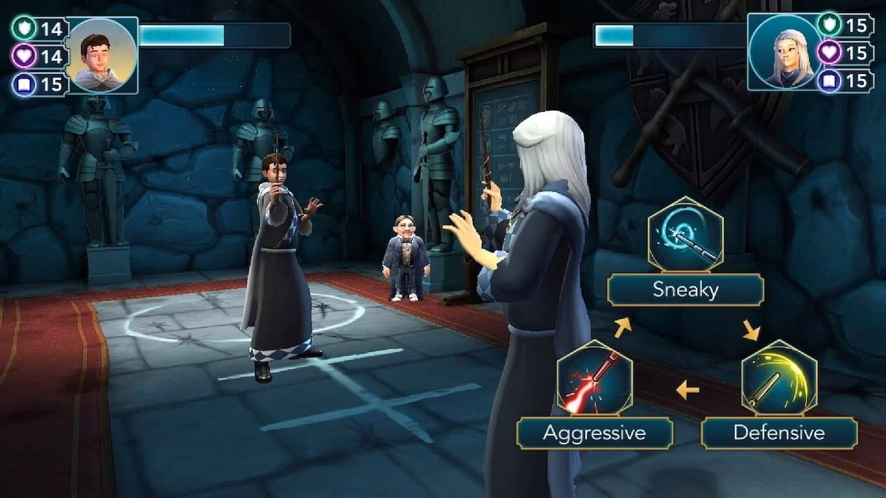 How do you win a duel in Harry Potter?