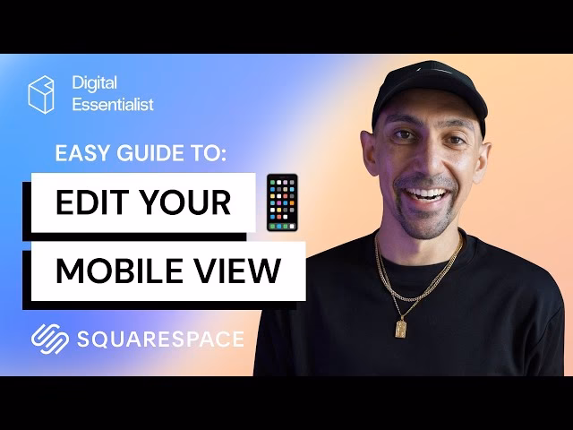 How to edit mobile only on SquareSpace?