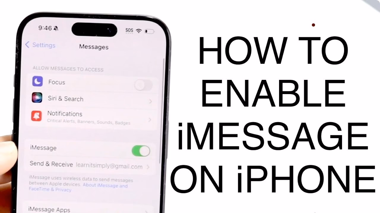 How do I get iMessage on my iPhone?