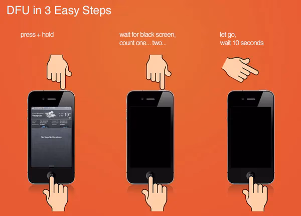 How to enter DFU mode on iPhone X?