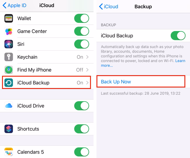 How do I export contacts from iCloud?