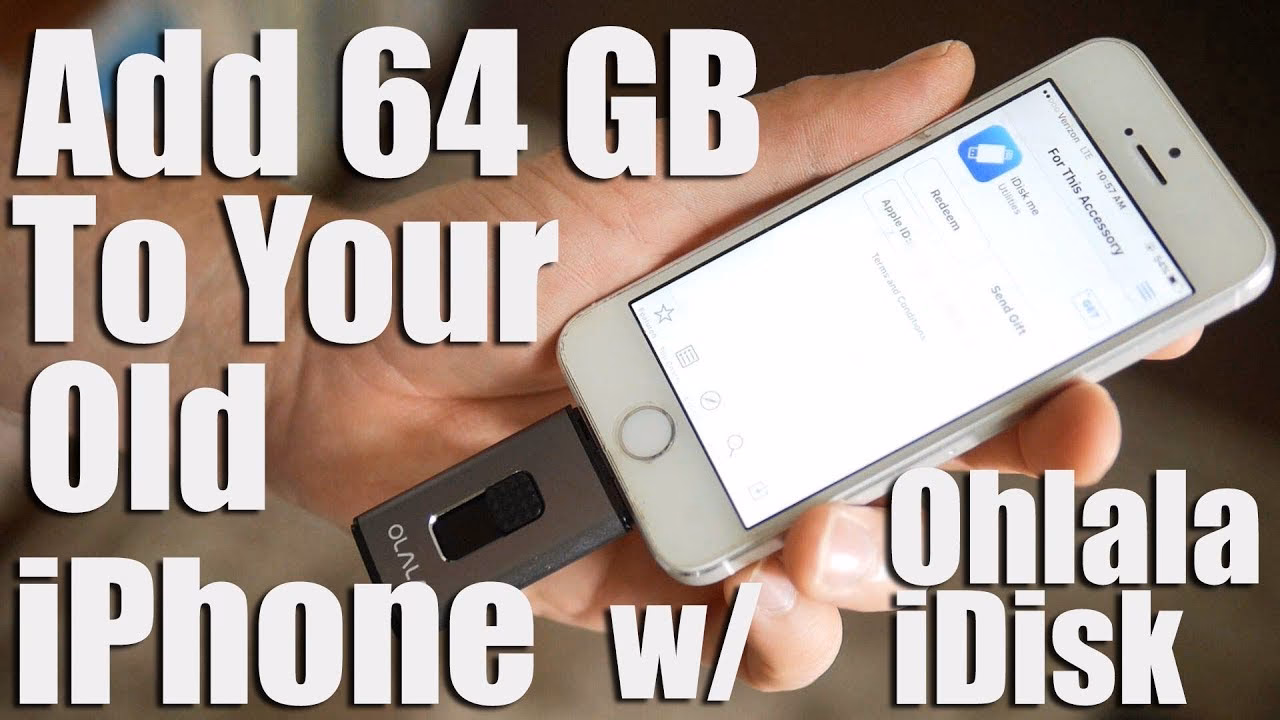 How can you expand iPhone memory?