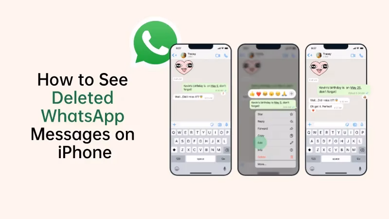 How to recover deleted WhatsApp messages from iCloud backup?
