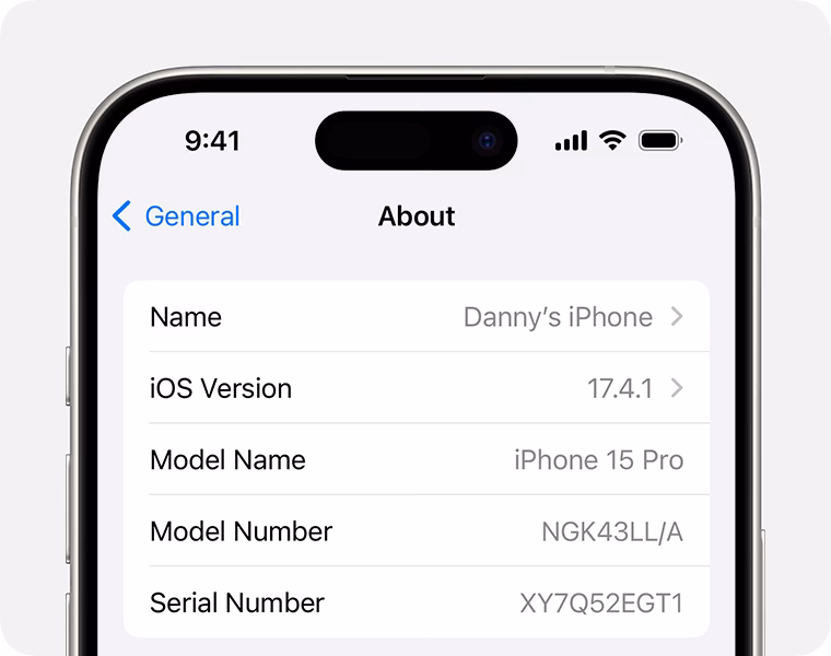 How do I know if my iPhone has a different version?