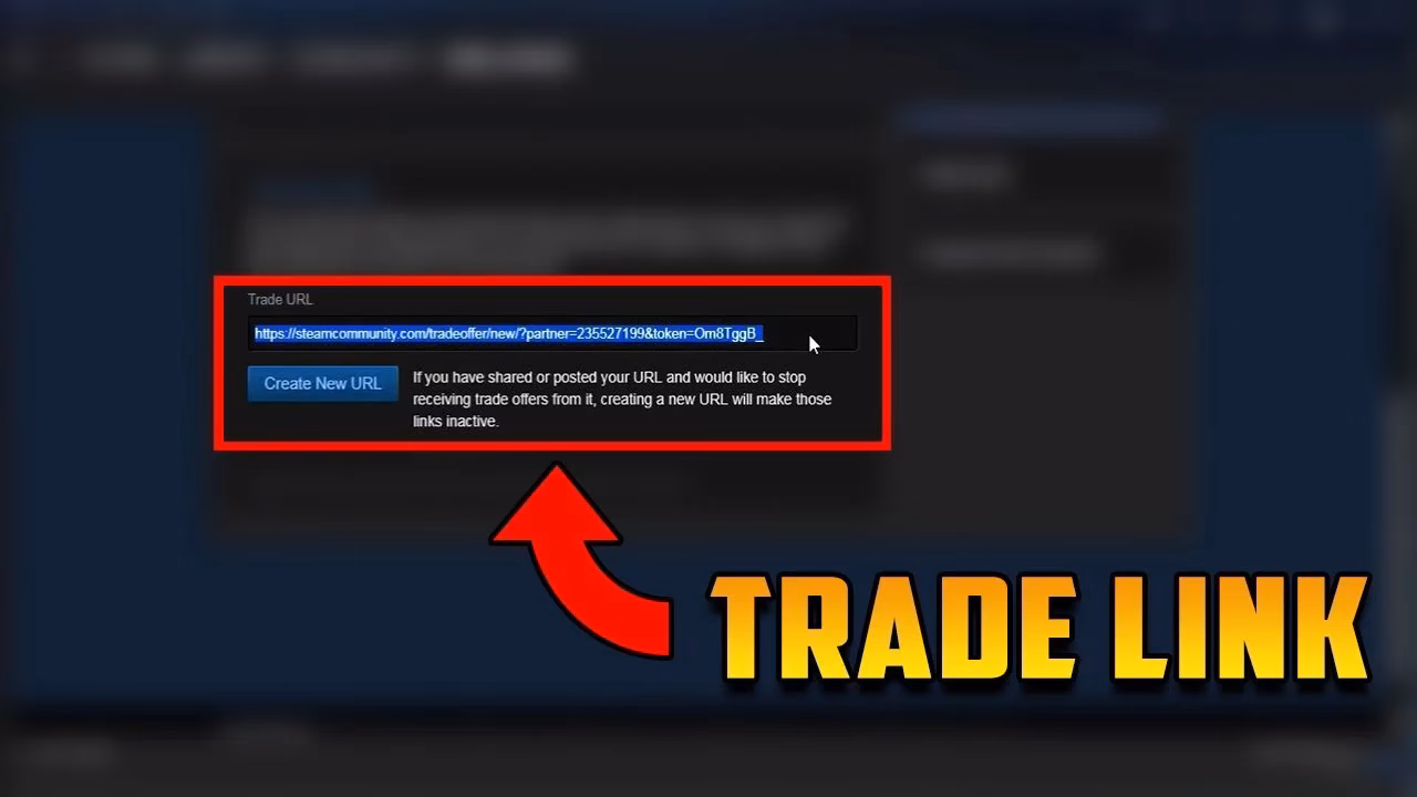 What is a steam trade url?