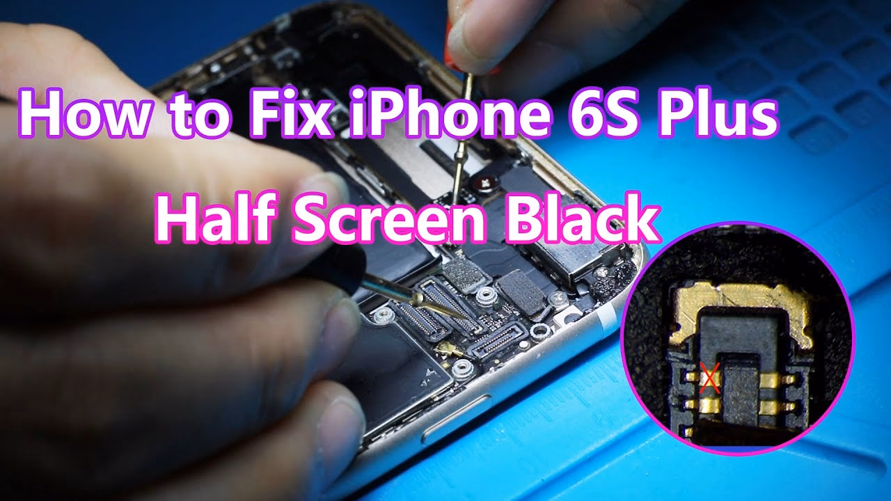 Why is my iPhone 6 screen black?