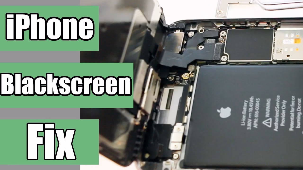 How to fix black screen of death on iPhone?