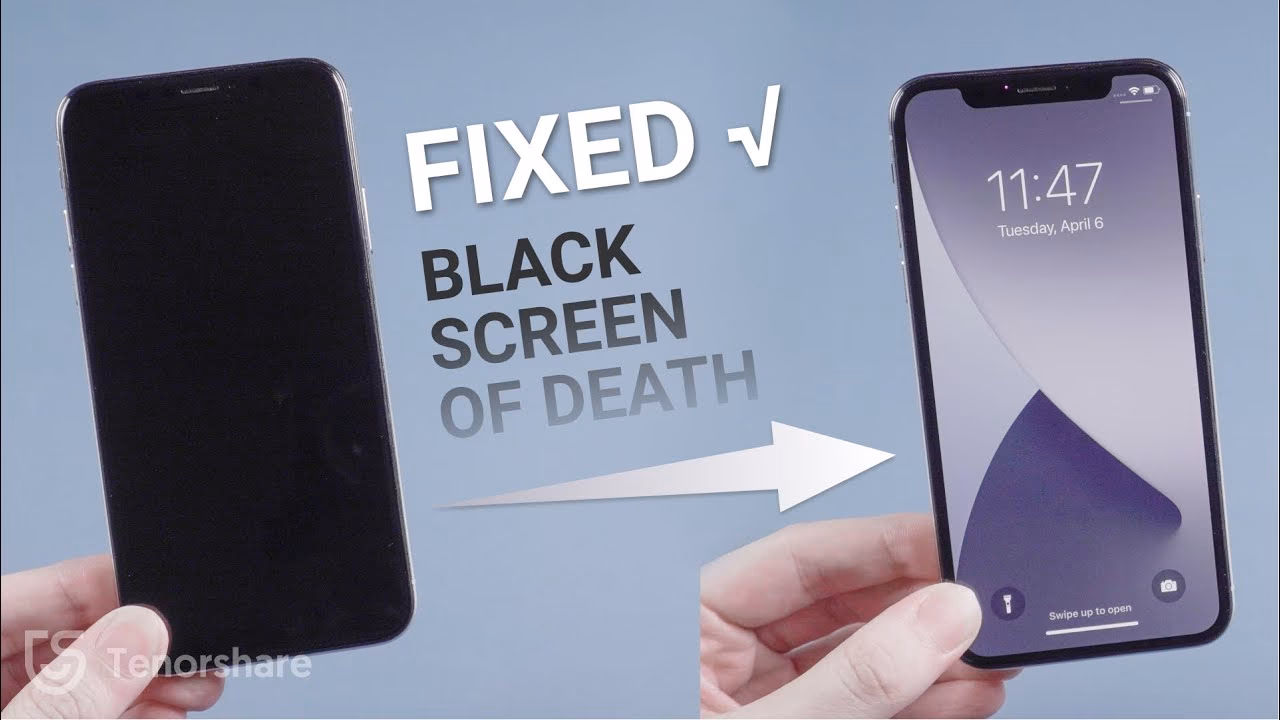 How to fix iPhone black screen of death?