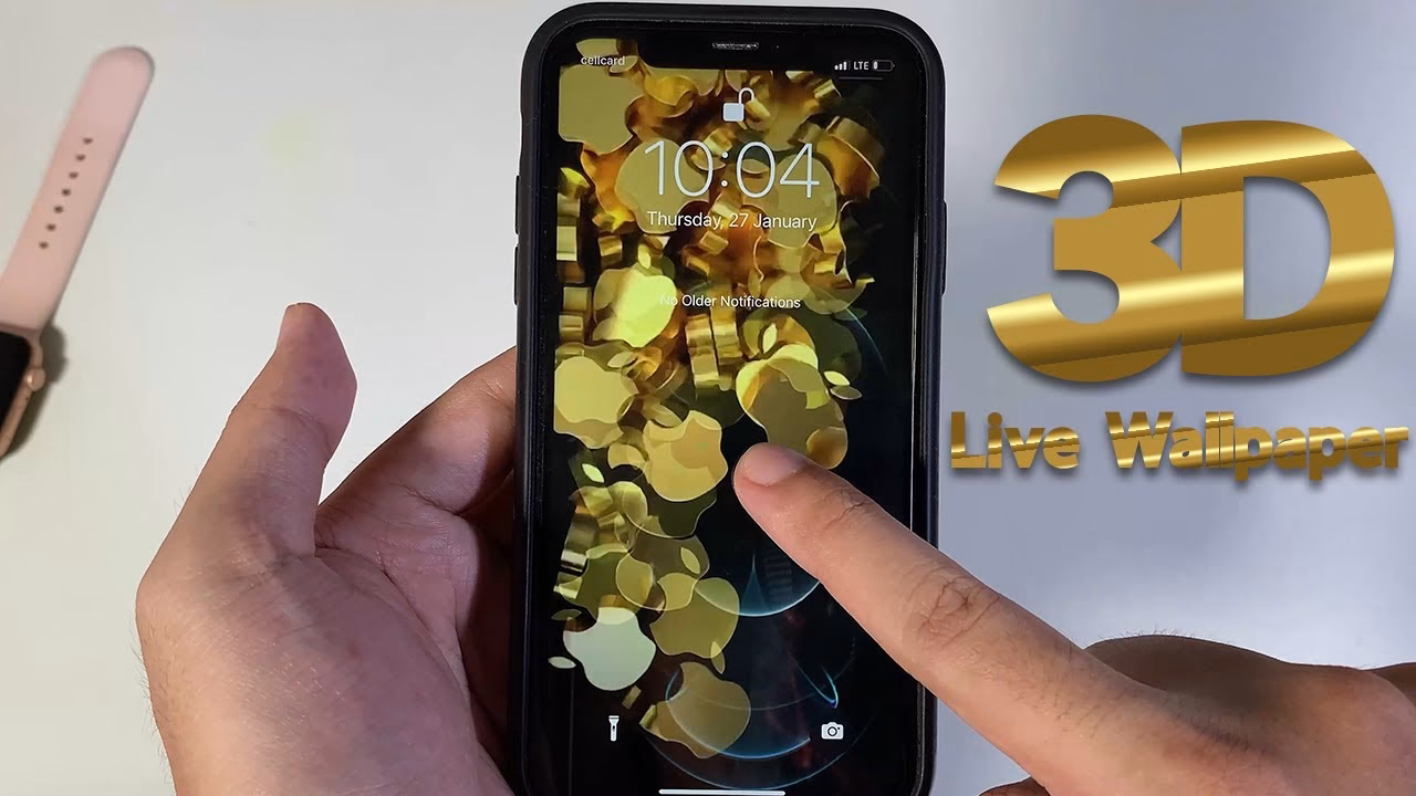 How do I get spatial wallpapers on my iPhone?
