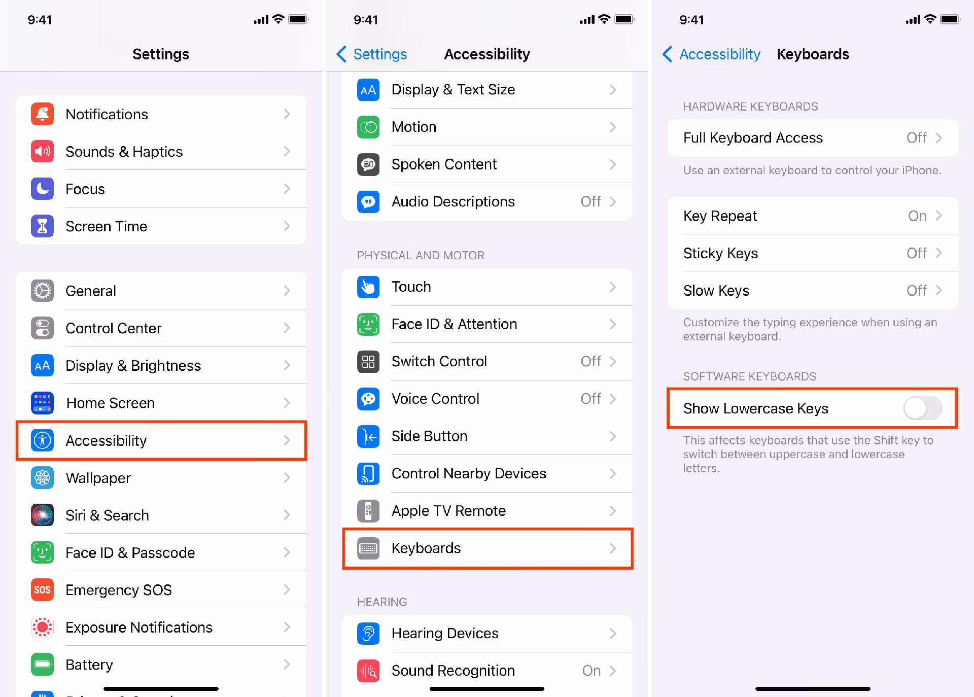 How to change keyboard size on iPhone 15?