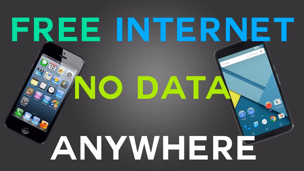 Can you get free Internet data if you don't have WiFi?