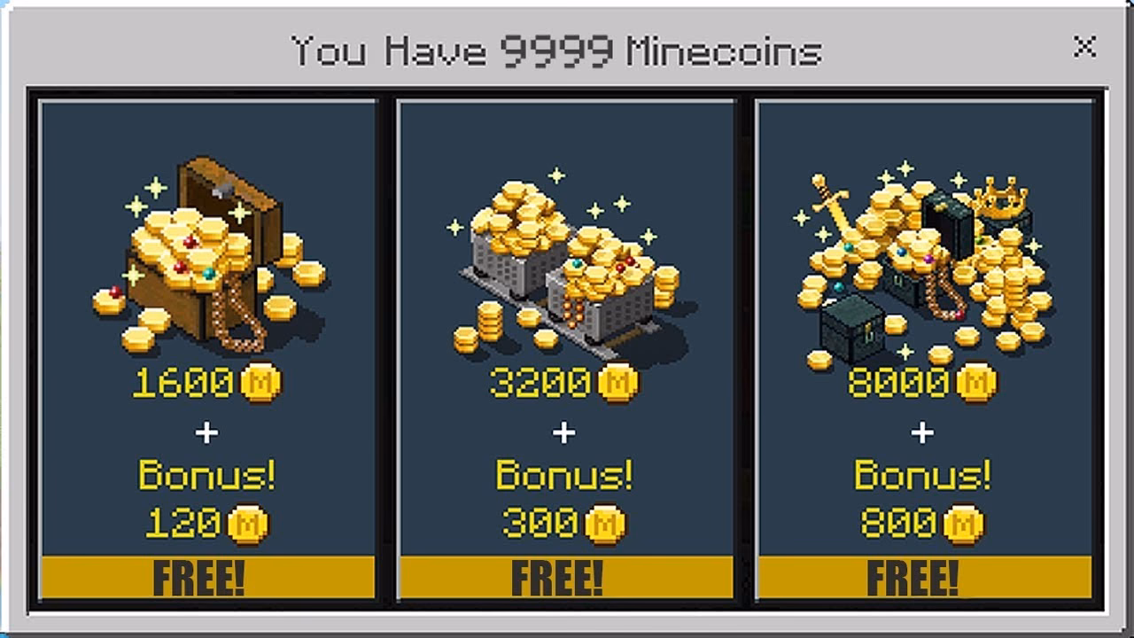 How do I get minecoins in Minecraft?