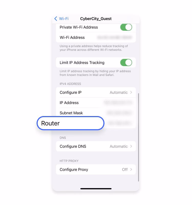 How to find the IP address of your router on Android?