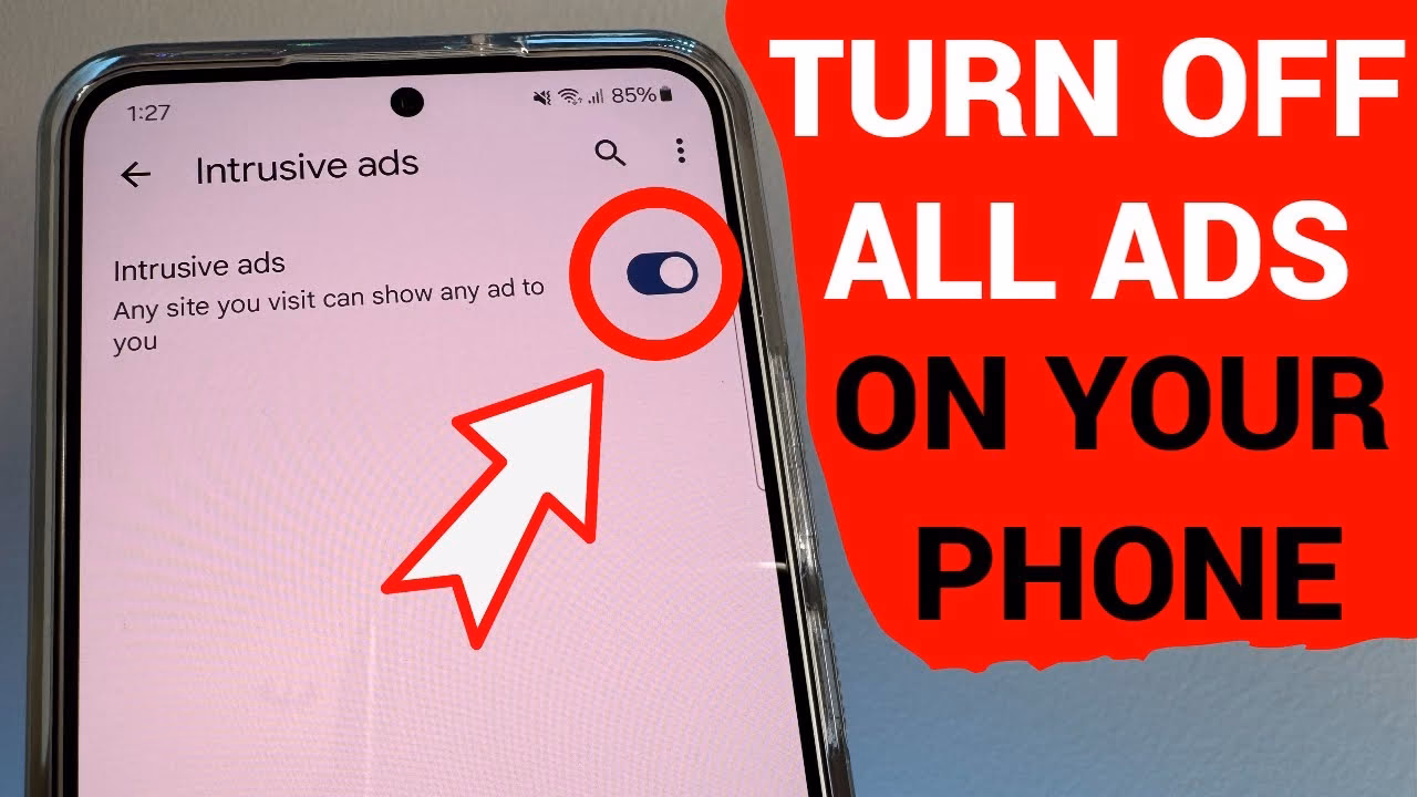 How do I remove ads from my Android phone?