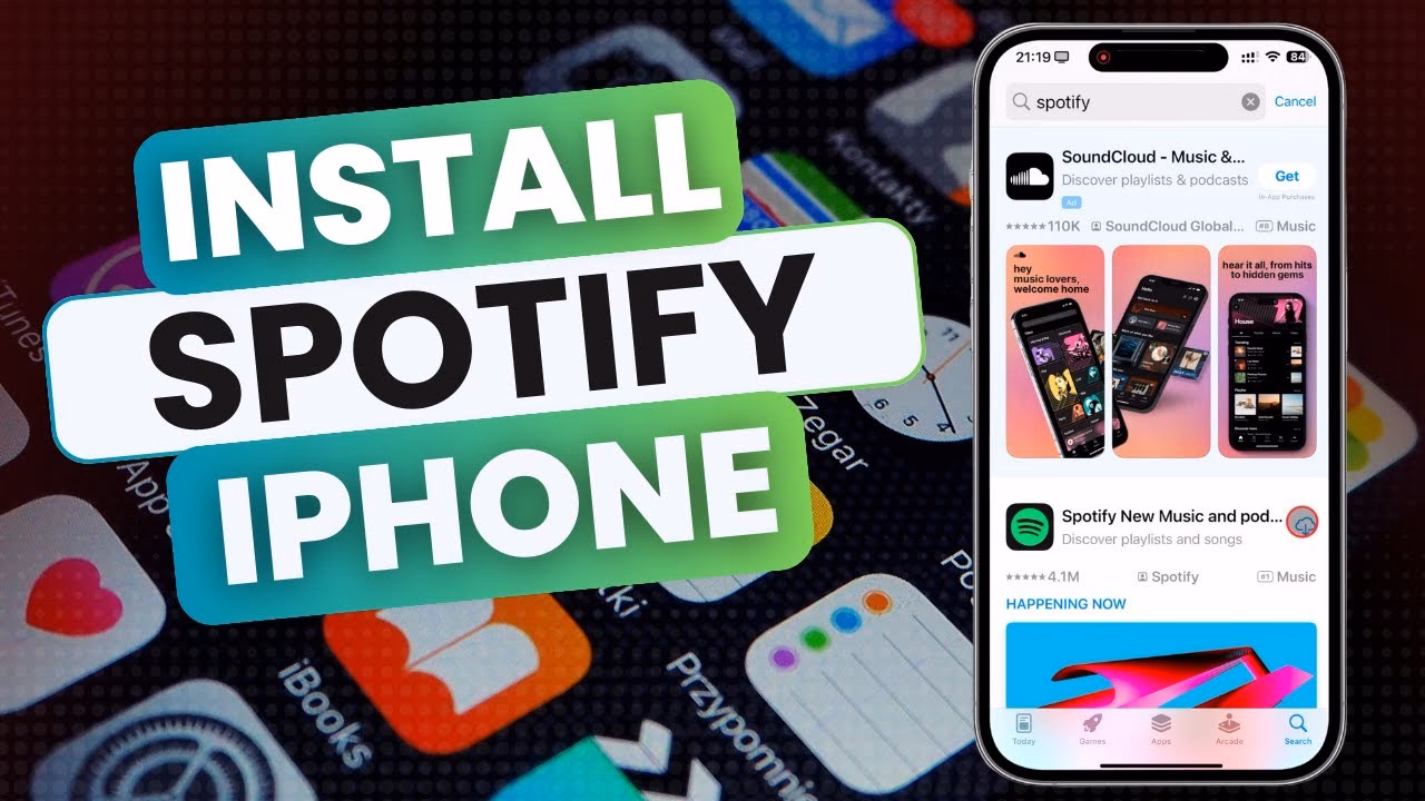 How do I install Spotify on my iPhone?