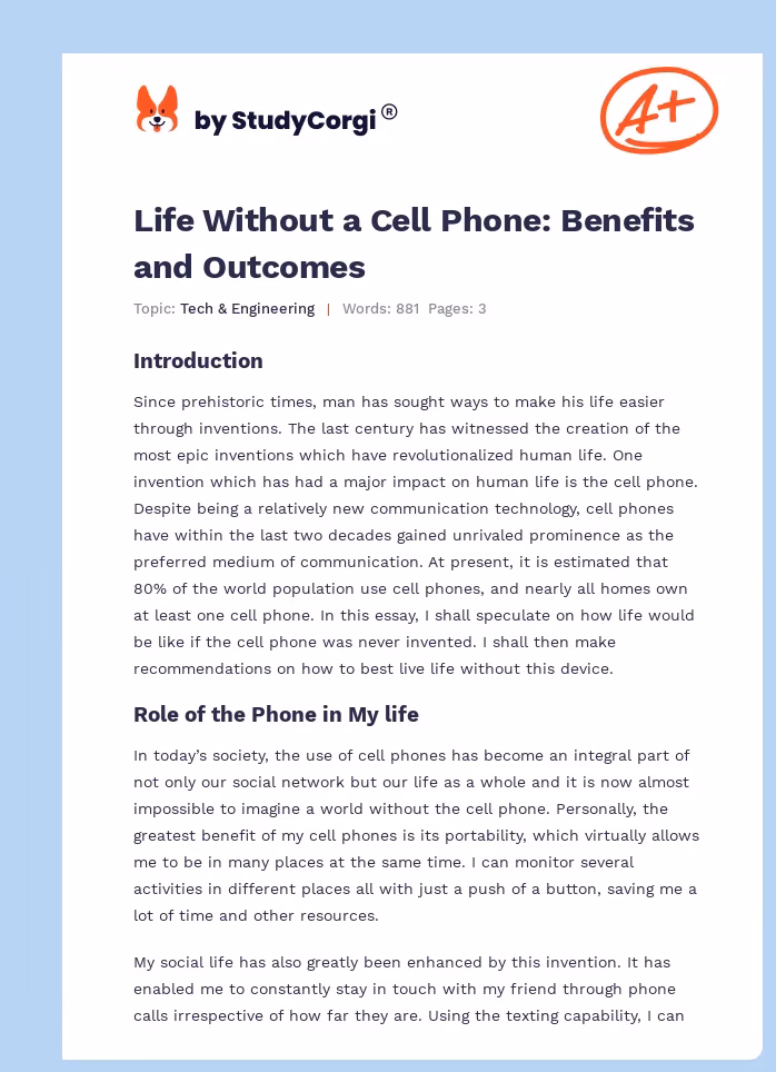 Can you survive without using a cell phone?
