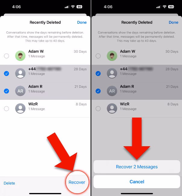 How to save old messages on iPhone?