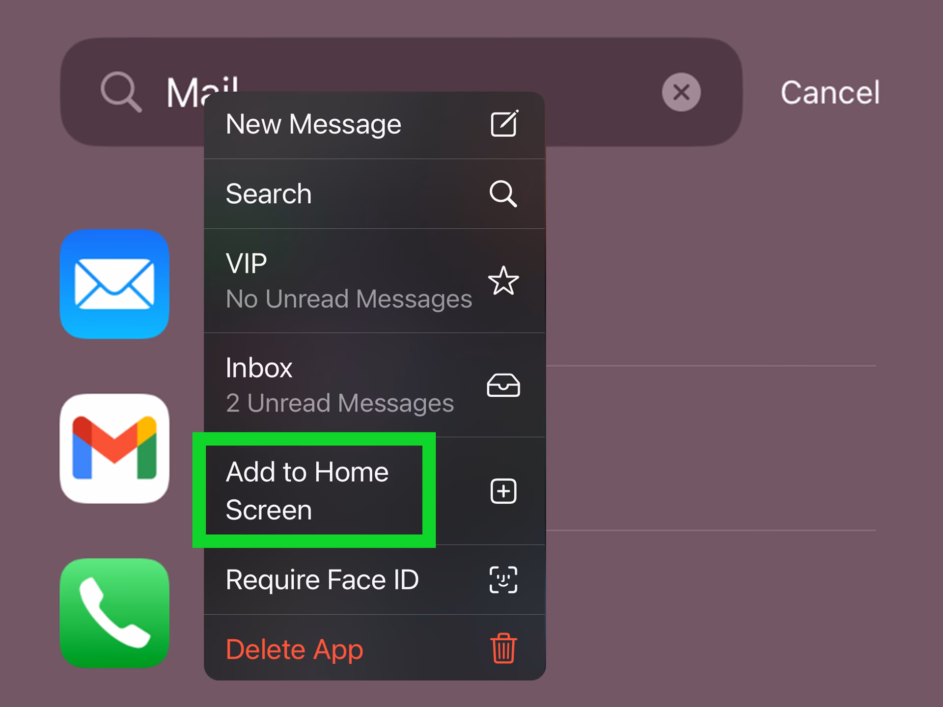 How do I partially sign out of email on my iPhone?