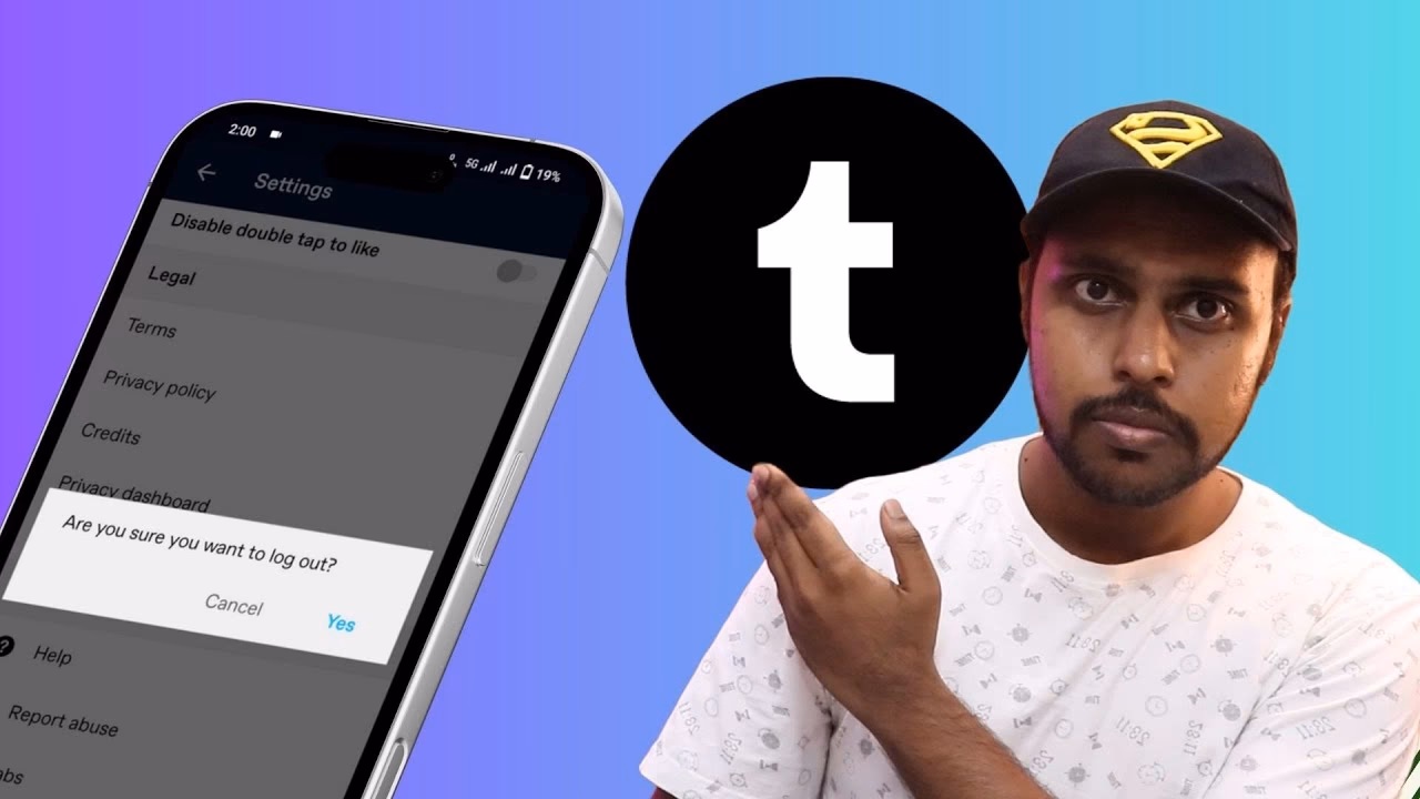How do I log into my Tumblr account?