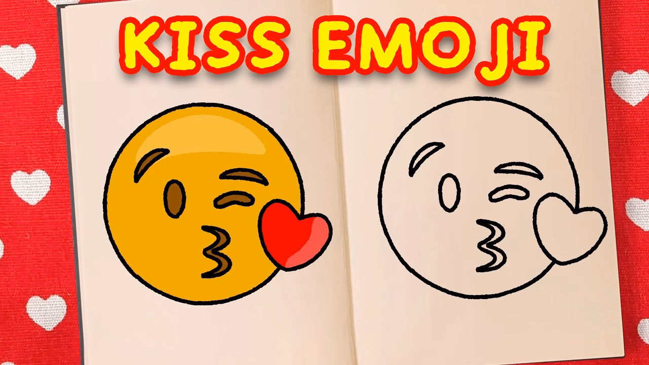 How do I find a kiss emoji?