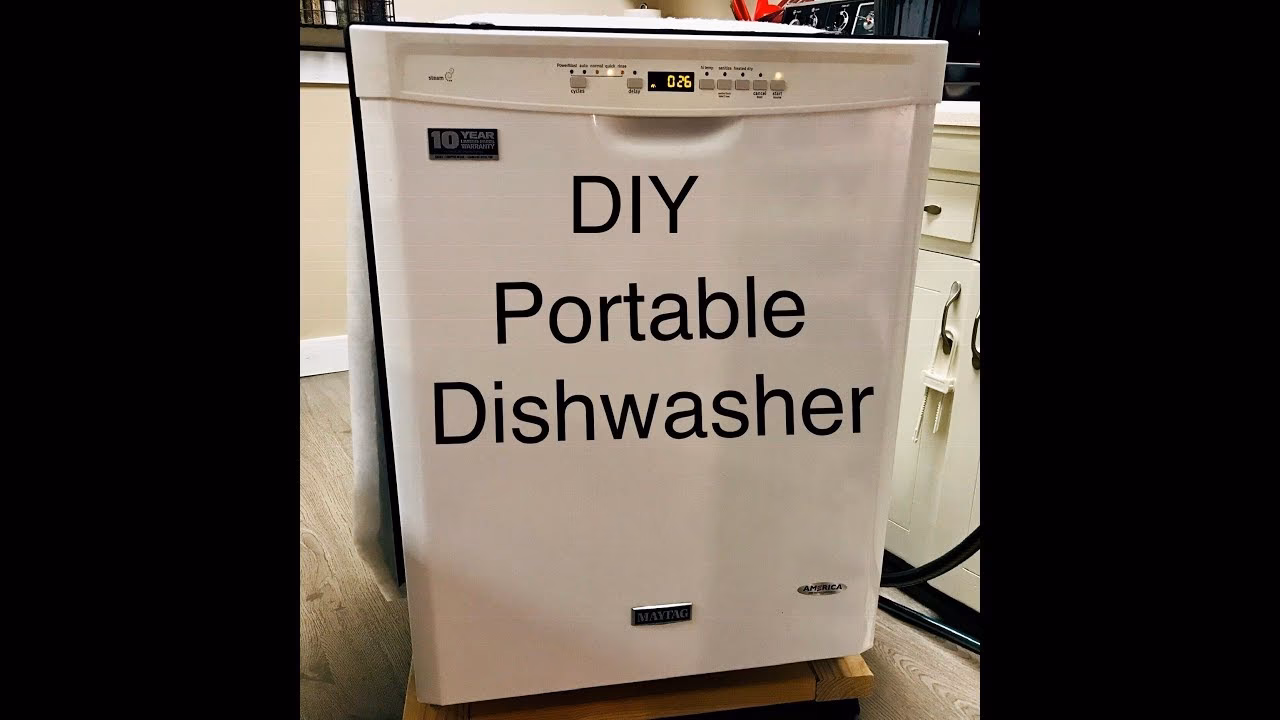 How do Portable dishwashers work?