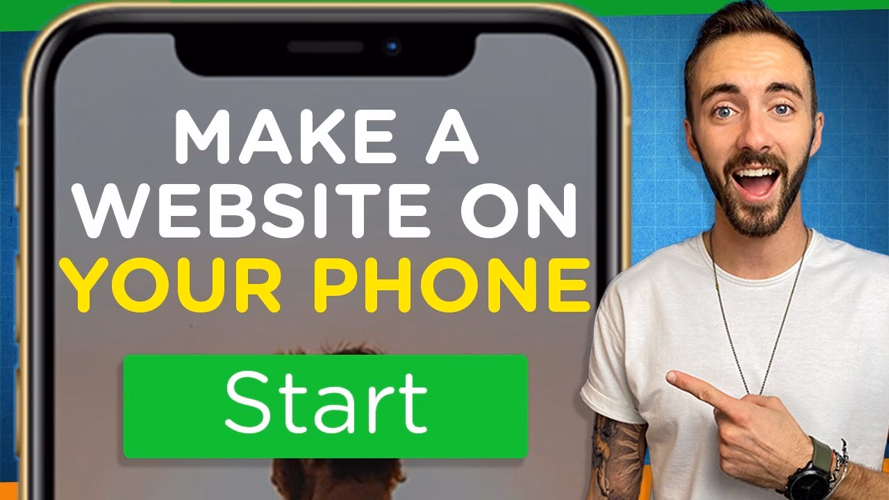Can you build a website with a mobile device?