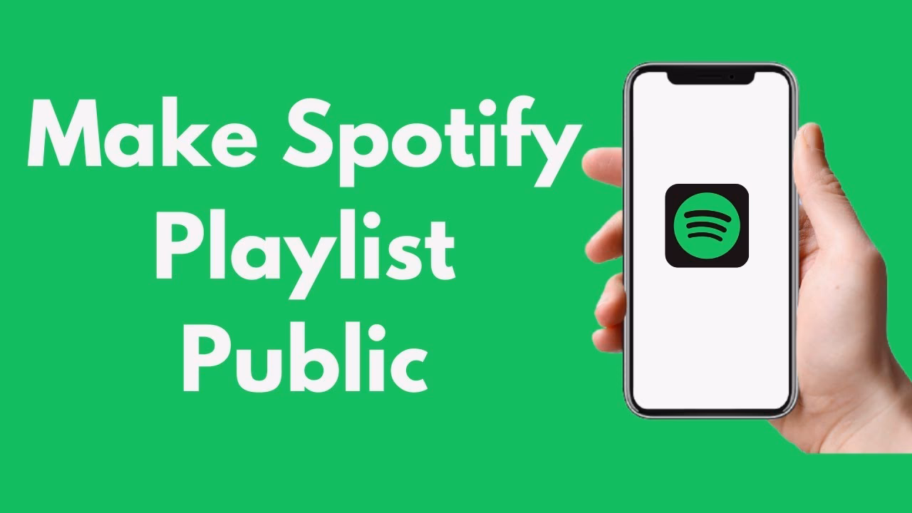 How do I make a Spotify playlist public?