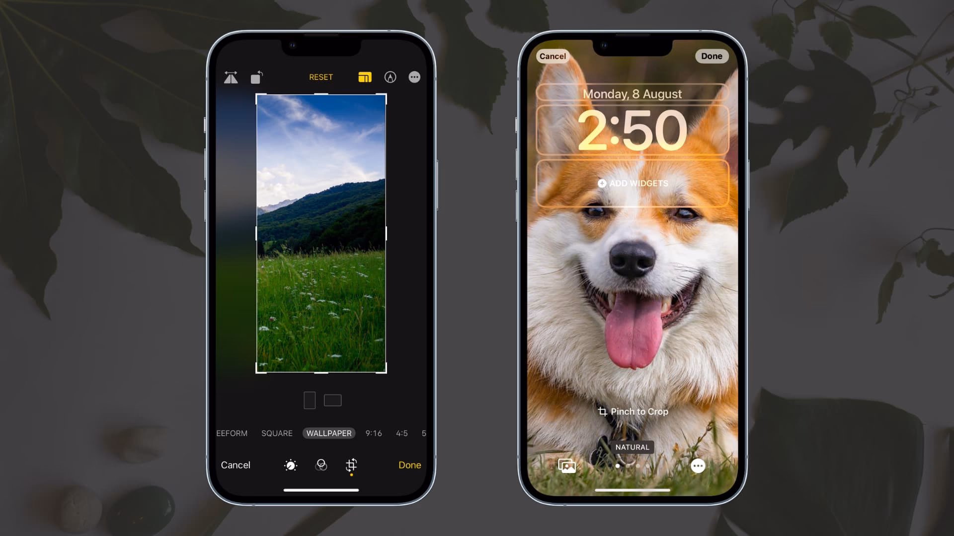 How do I add a photo to my iPhone lock screen?