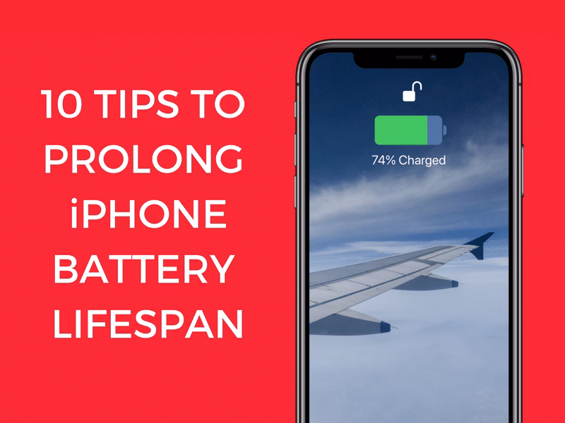 How does a battery charge affect the life of an iPhone?