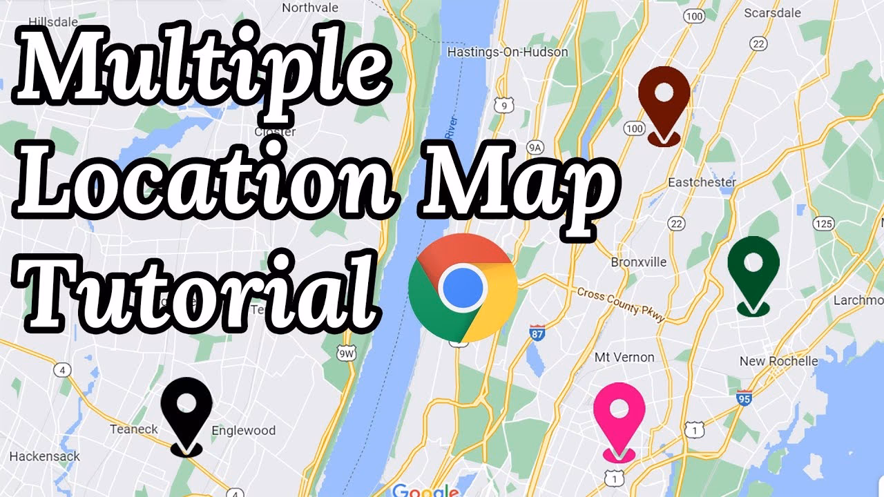 How do I mark multiple locations on Google Maps?