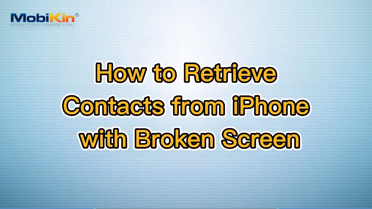 Can you transfer data from a broken iPhone screen?