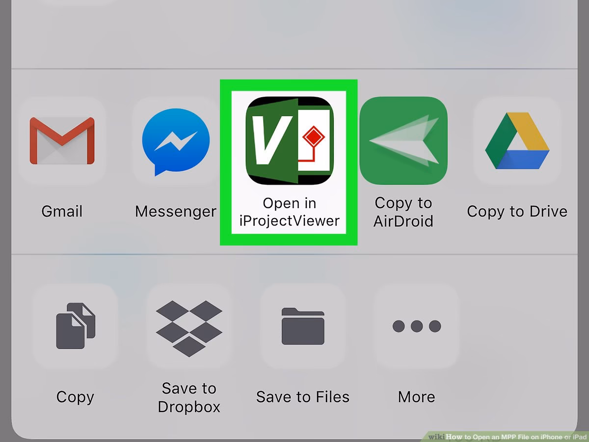 How do I find mpp files on my iPhone?