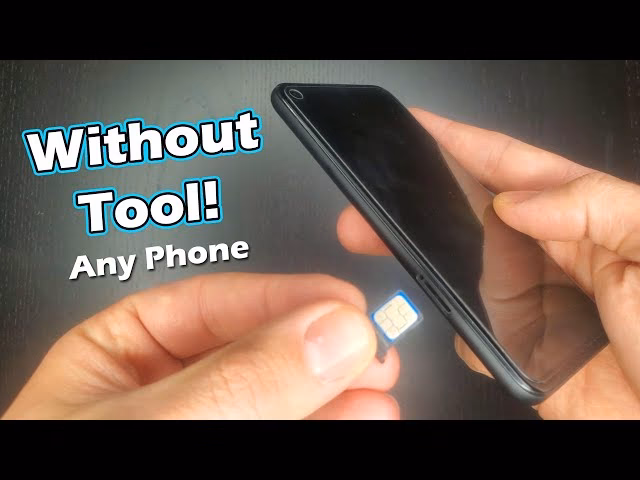 How to open iPhone SIM card without ejector?