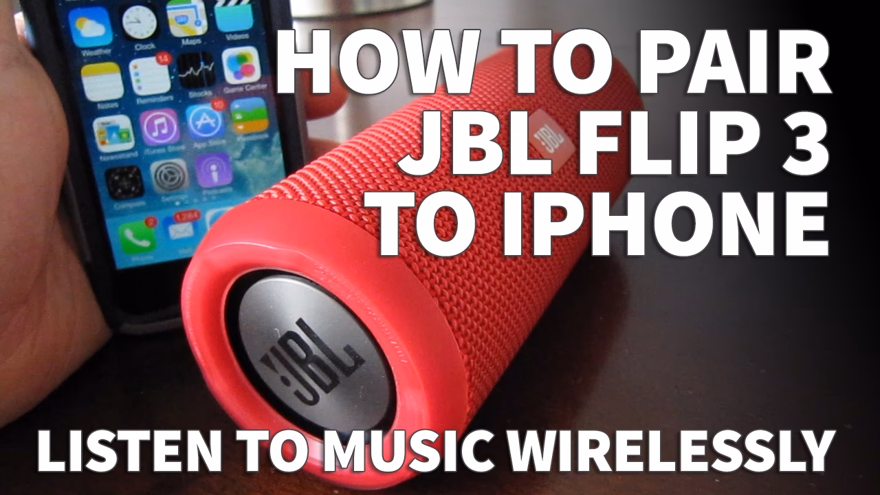 How to connect the JBL clip 3 portable Bluetooth speaker to your smartphone?