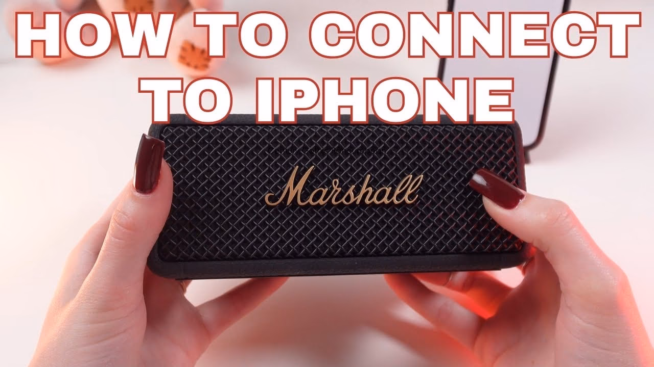 How does the Marshall Bluetooth speaker work?