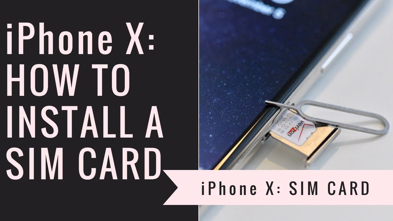 How to activate SIM card on iPhone X?