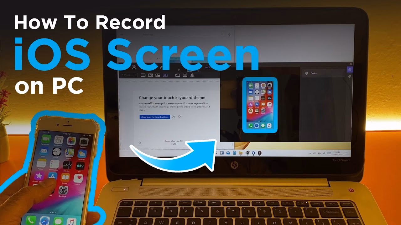 How to record a mirrored iPhone screen?