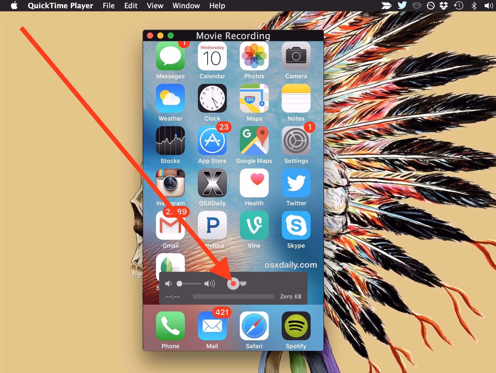 Can I record a screen using QuickTime Player?