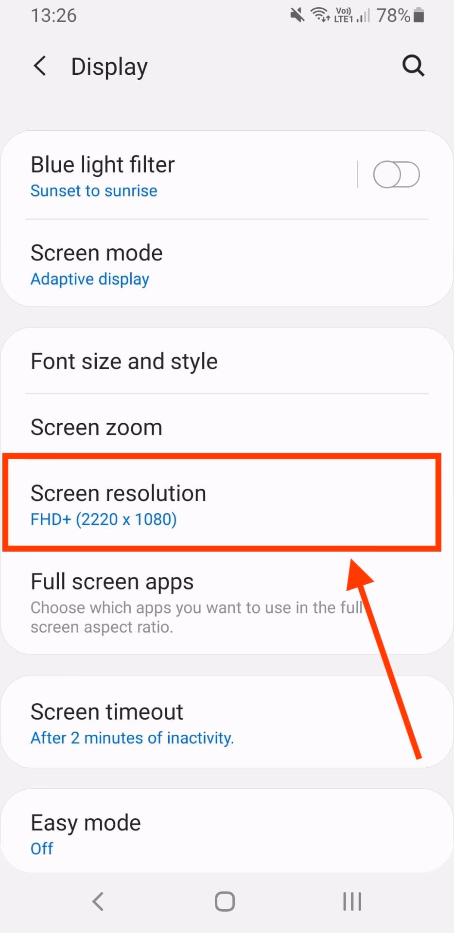How do I fix a low resolution screen?